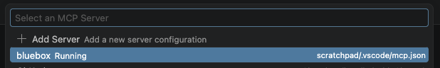 VS Code MCP List